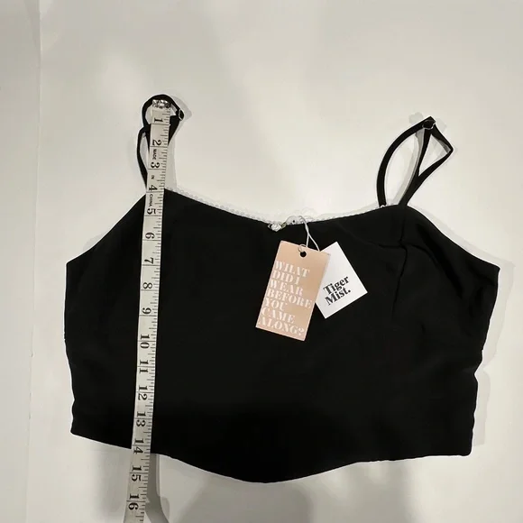 Tiger Mist Women's Black Crop-top - Size‎ XL - NEW With Tags. - Picture 14 of 16